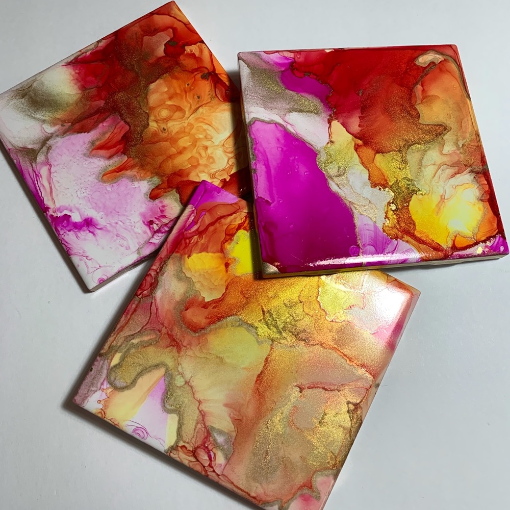 Ceramic Tiles Coasters - Picture 3 of 8